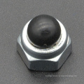 Negro de acero de carbono Tuerca de casquillo de nylon (CZ101)